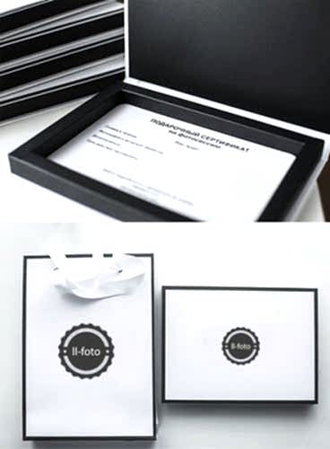 Подарочный сертификат на фотосессию